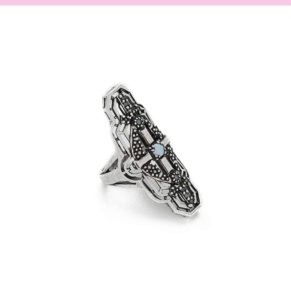 NWT SunaharA Malibu silver Alchemy ring. Size 6 - Picture 4 of 6